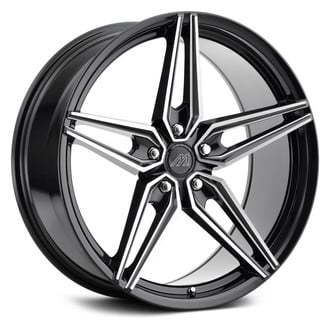 MACH FORGED® MF2 Wheels - Gloss Black with Machined Face Rims