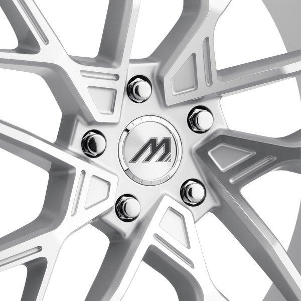 MACH FORGED® MF7 Wheels - Arctic Silver with Machined Face Rims