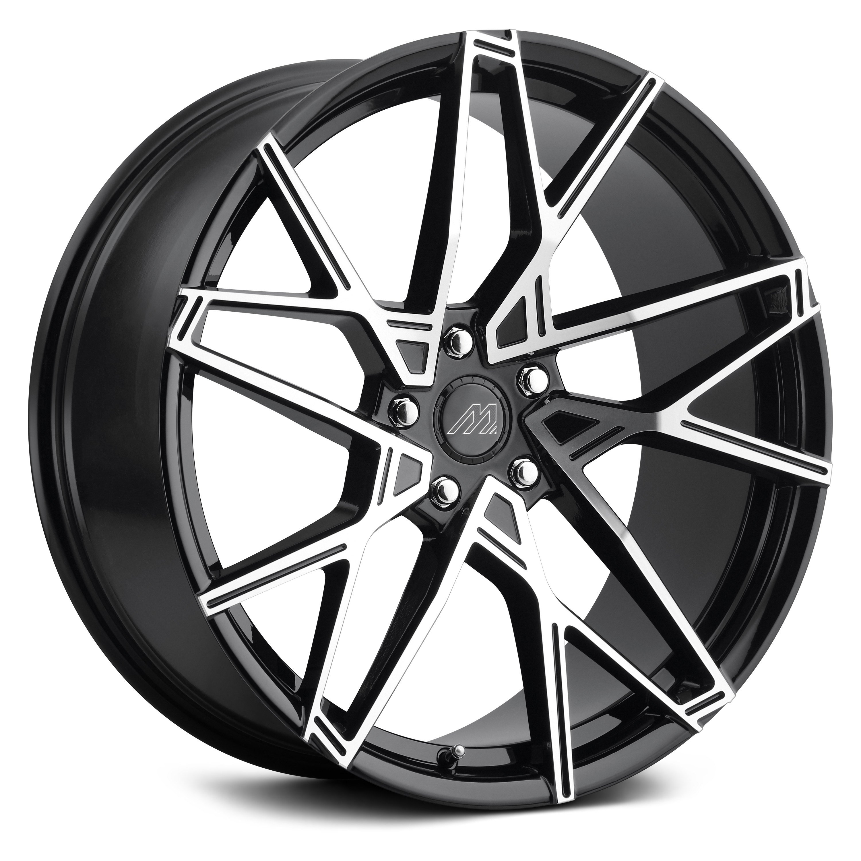 MACH FORGED® MF7 Wheels - Gloss Black with Machined Face and