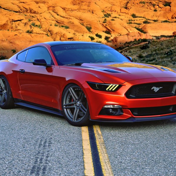 MACH® - MT2 Matte Gunmetal on Ford Mustang