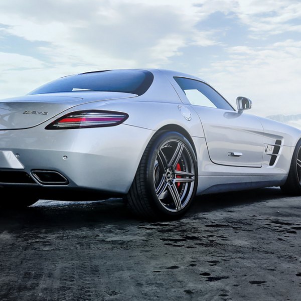 MACH® - MT2 Matte Gunmetal on Mercedes Benz SLS