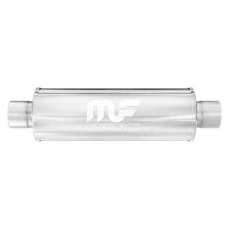 MagnaFlow® - Stainless Steel Round Chamber Bi-Direction Exhaust Muffler