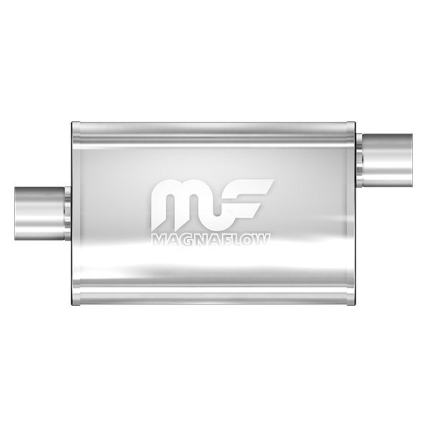 MagnaFlow® 11366 - Stainless Steel Oval Bi-Direction Gray Exhaust Muffler  (2.5