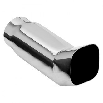 Magnaflow Exhaust Rolled Round Cut Single Wall TailPipe Tip Inlet 2.5/" 35136