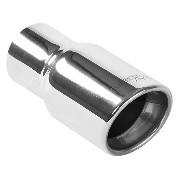 MagnaFlow® - American Muscle Stainless Steel Round Beveled Edge Angle Cut Double-Wall Polished Exhaust Tip