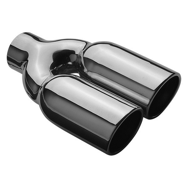 MagnaFlow® - Stainless Steel Round Rolled Edge Straight Cut Dual Polished Exhaust Tip