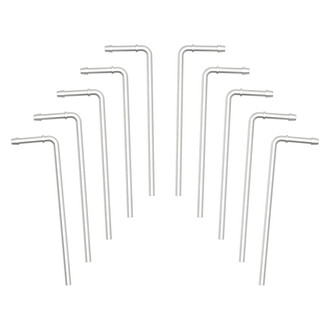 MagnaFlow® - Stainless Steel 90 Degree Bent Exhaust Hangers (0.375" Diameter, 10" Length)