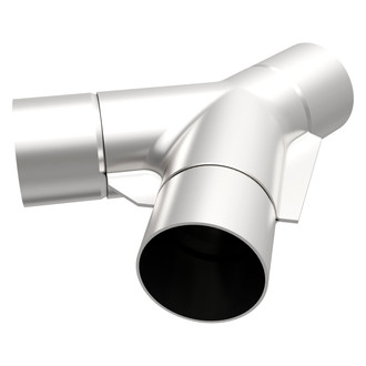 MagnaFlow® - Stainless Steel Stamped Y-Pipe Transition (2.5" Inlet, 2.5" Outlet, 7.75" Overall Length)