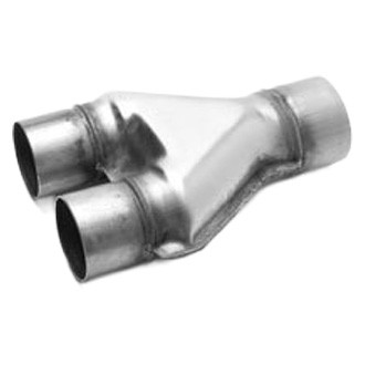 MagnaFlow® - Stainless Steel Stamped Y-Pipe Transition (2.5" Inlet, 3" Outlet, 10" Overall Length)