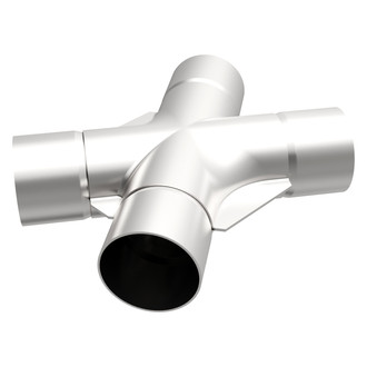 MagnaFlow® - Stainless Steel 35 Degree Stamped X-Pipe Transition (3" Inlet, 3" Outlet, 11.25" Overall Length)