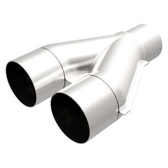MagnaFlow® - Stainless Steel Stamped Y-Pipe Transition (4" Inlet, 4" Outlet, 13" Overall Length)