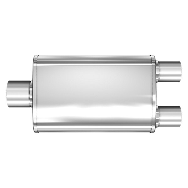 MagnaFlow® - XL Series Stainless Steel Oval Satin Gray Exhaust Muffler