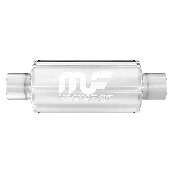MagnaFlow® - Race Series Stainless Steel Round Silver Exhaust Muffler