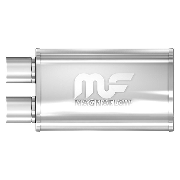 MagnaFlow® - Stainless Steel Oval Bi-Direction Silver Exhaust Muffler