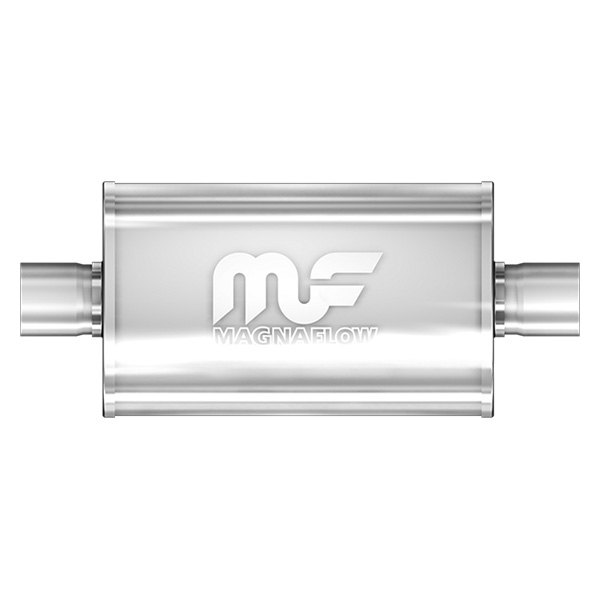 MagnaFlow® - Stainless Steel Oval Bi-Direction Silver Exhaust Muffler
