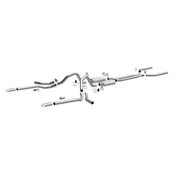 MagnaFlow® - Street Series™ Stainless Steel Crossmember-Back Exhaust System, Chevy Impala