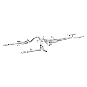 MagnaFlow® - Street Series™ Stainless Steel Crossmember-Back Exhaust System with Split Rear Exit