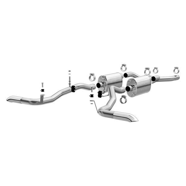 MagnaFlow® - MagnaFlow Series™ Stainless Steel Crossmember-Back Exhaust System, Ford Bronco