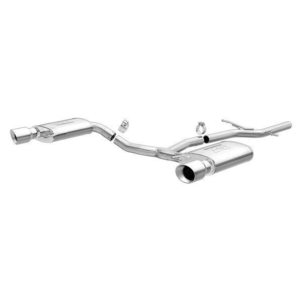 MagnaFlow® - Touring Series™ Stainless Steel Cat-Back Exhaust System, Audi A4