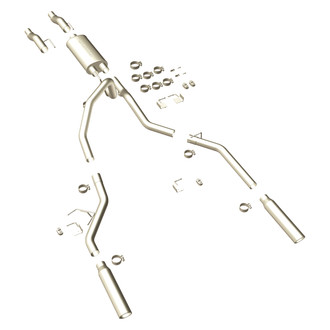 MagnaFlow® - MagnaFlow Series™ Stainless Steel Cat-Back Exhaust System with Split Rear Exit