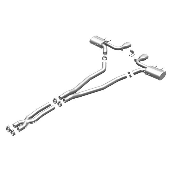 MagnaFlow® - Street Series™ Stainless Steel Cat-Back Exhaust System, Cadillac CTS