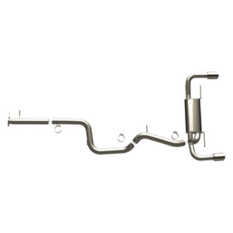MagnaFlow® - Street Series™ Stainless Steel Cat-Back Exhaust System with Split Rear Exit