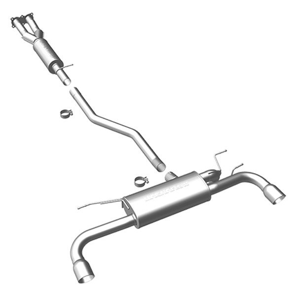 MagnaFlow® - MagnaFlow Series™ Stainless Steel Cat-Back Exhaust System, Land Rover LR2