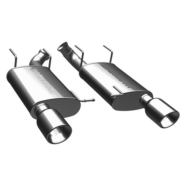 MagnaFlow® - Street Series™ Stainless Steel Axle-Back Exhaust System, Ford Mustang