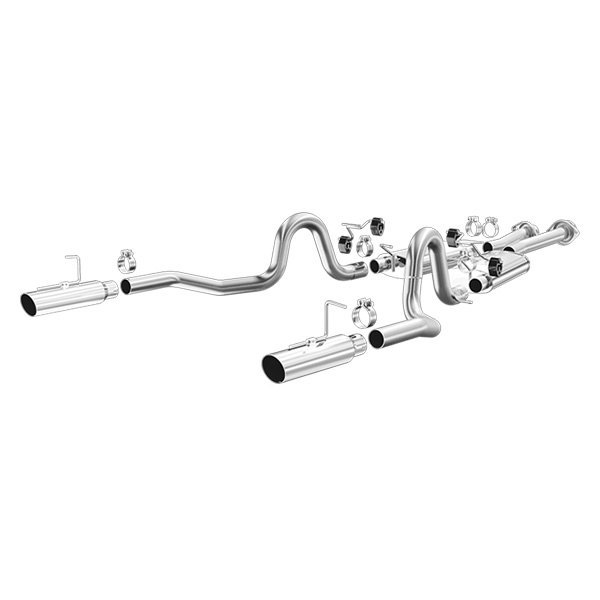 MagnaFlow® - Street Series™ Stainless Steel Cat-Back Exhaust System, Ford Mustang
