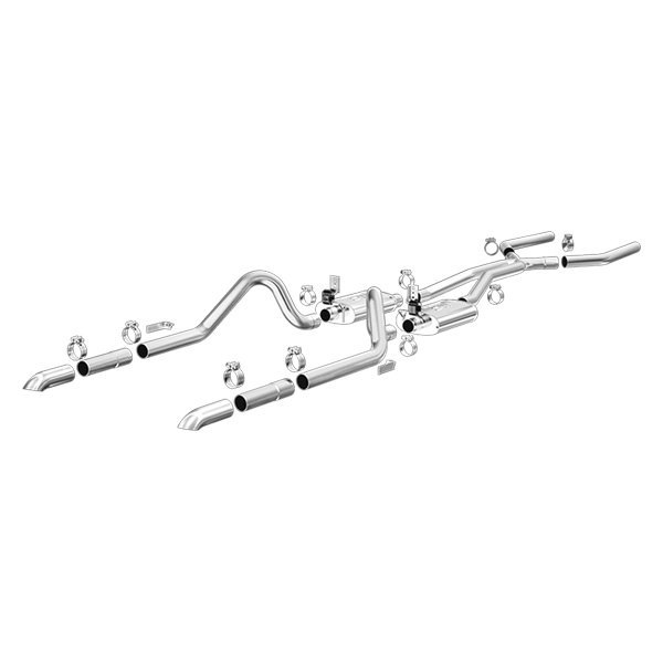 MagnaFlow® - Street Series™ Stainless Steel Crossmember-Back Exhaust System, Ford Mustang
