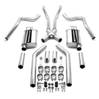 MagnaFlow® - Street Series™ Stainless Steel Crossmember-Back Exhaust System with Split Rear Exit