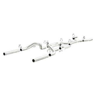 MagnaFlow® - Street Series™ Stainless Steel Crossmember-Back Exhaust System with Split Rear Exit