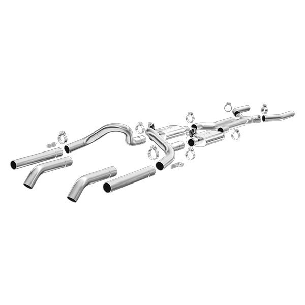MagnaFlow® - Street Series™ Stainless Steel Crossmember-Back Exhaust System, Ford Mustang