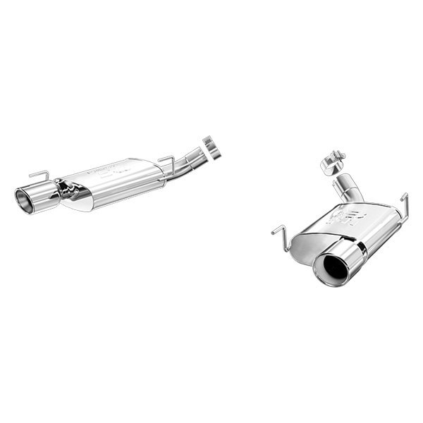 MagnaFlow® - Street Series™ Stainless Steel Axle-Back Exhaust System, Ford Mustang