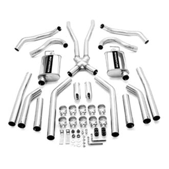 MagnaFlow® - Street Series™ Stainless Steel Crossmember-Back Exhaust System with Split Rear/Side Exit