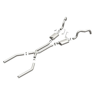 MagnaFlow® - Street Series™ Stainless Steel Crossmember-Back Exhaust System with Split Rear Exit