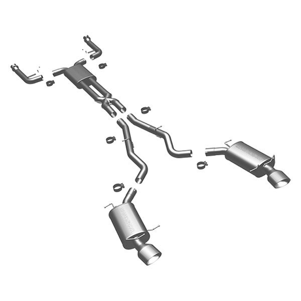 MagnaFlow® - Touring Series™ Stainless Steel Cat-Back Exhaust System, BMW 6-Series