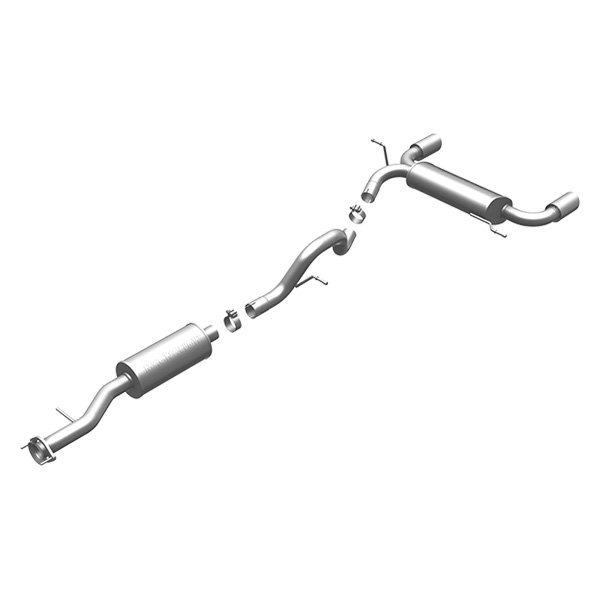 MagnaFlow® - MagnaFlow Series™ Stainless Steel Cat-Back Exhaust System, Hummer H3