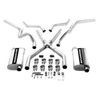 MagnaFlow® - MagnaFlow Series™ Stainless Steel Crossmember-Back Exhaust System with Split Side Exit