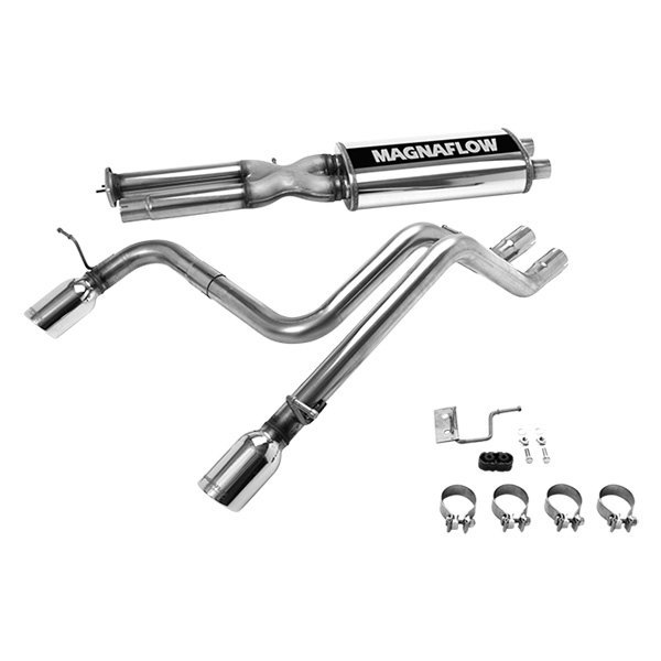 MagnaFlow® - MagnaFlow Series™ Stainless Steel Cat-Back Exhaust System, Hummer H2