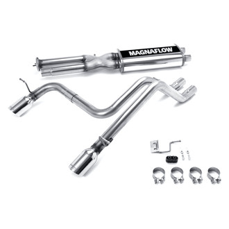 MagnaFlow® - MagnaFlow Series™ Stainless Steel Cat-Back Exhaust System with Split Rear Exit