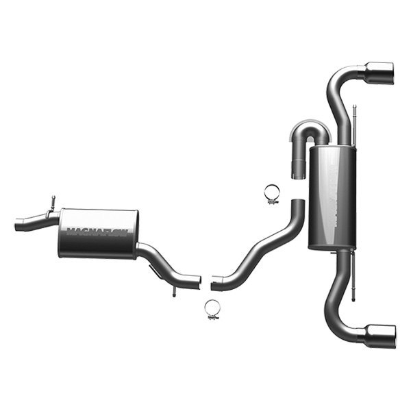 MagnaFlow® - Touring Series™ Stainless Steel Cat-Back Exhaust System, Audi TT