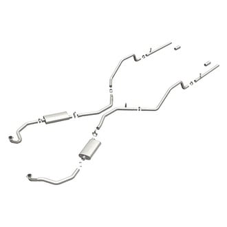 MagnaFlow® - Street Series™ Stainless Steel Crossmember-Back Exhaust System with Split Rear Exit