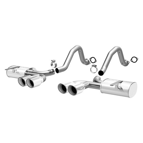 MagnaFlow® - Street Series™ Stainless Steel Axle-Back Exhaust System, Chevy Corvette