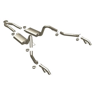MagnaFlow® - Street Series™ Stainless Steel Cat-Back Exhaust System with Split Rear Exit