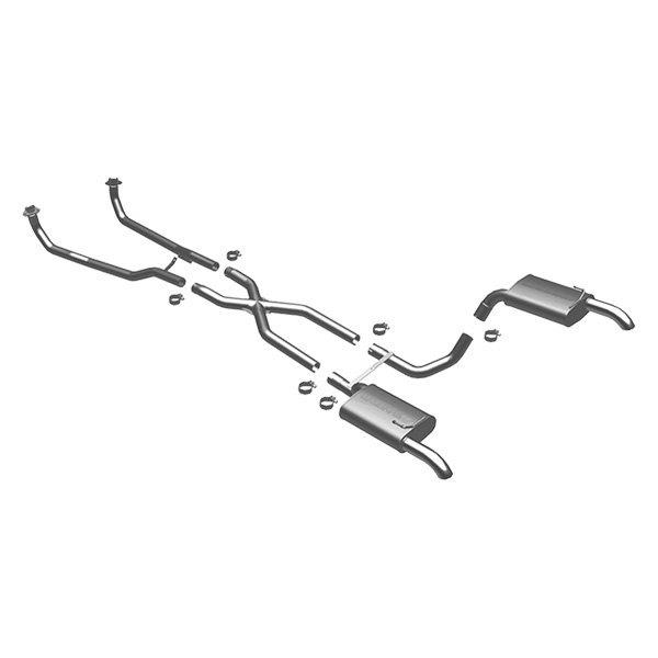 MagnaFlow® - Street Series™ Stainless Steel Crossmember-Back Exhaust System, Chevy Corvette