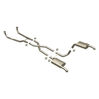 MagnaFlow® - Street Series™ Stainless Steel Crossmember-Back Exhaust System with Split Rear Exit