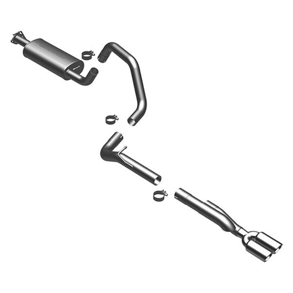 MagnaFlow® - MagnaFlow Series™ Stainless Steel Cat-Back Exhaust System, Land Rover Discovery