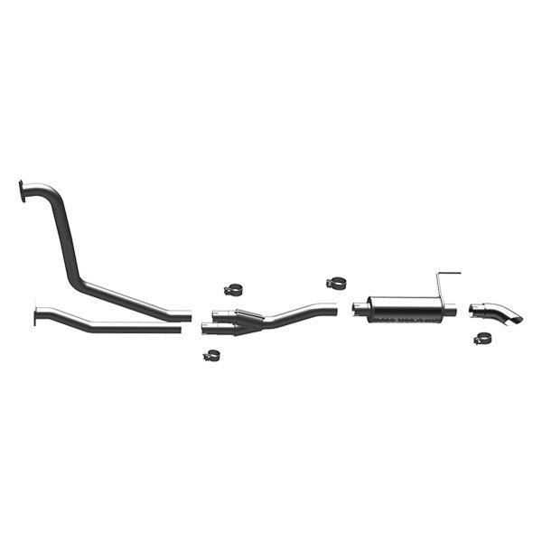 MagnaFlow® - Off-Road Pro Series™ Stainless Steel Cat-Back Exhaust System, Nissan Titan