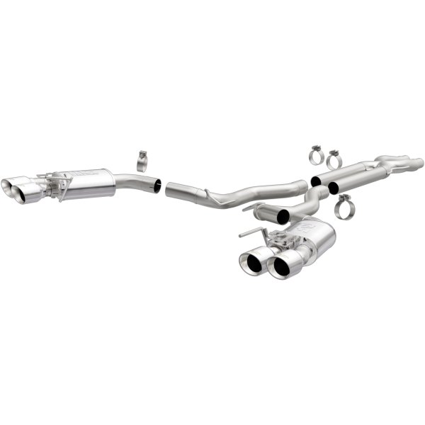 MagnaFlow 15677 Competition Series Stainless Cat-Back System For 1994-98 Mustang